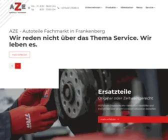 Autoteile-Aze.de(Autoteile Fachmarkt) Screenshot