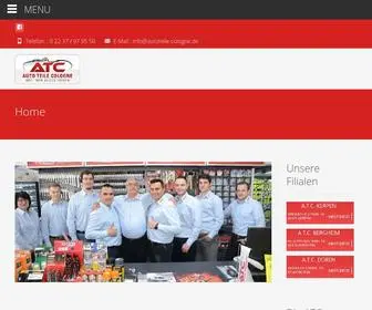 Autoteile-Cologne.de(Weil wir Autos lieben) Screenshot