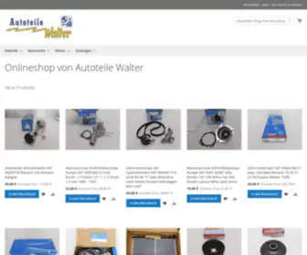 Autoteile-Walter.de(Onlineshop von Autoteile Walter) Screenshot