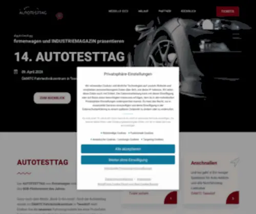 Autotesttag.at(Testen Sie am 10. Juni im ÖAMTC Fahrtechnikzentrum Teesdorf die ganze automobile Vielfalt) Screenshot