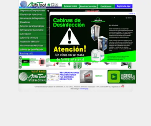 Autotool.com.ve(Bienvenidos a AutoTool de Venezuela) Screenshot