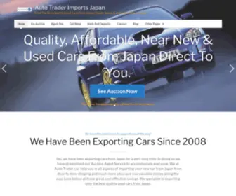 Autotraderimports.com(Auto Trader Imports Japan Car Exporter) Screenshot