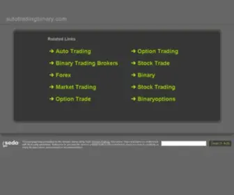 Autotradingbinary.com(Binary Options Auto Trading System) Screenshot