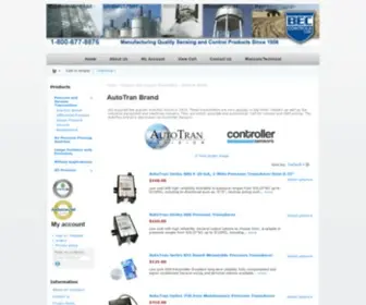 Autotraninc.com(Pressure and Vacuum Transmitters) Screenshot
