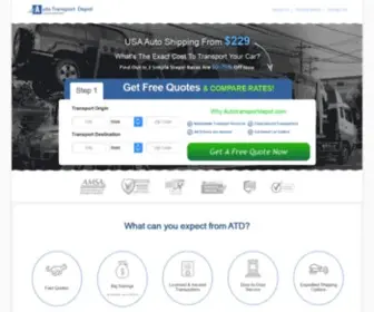 Autotransportdepot.com(Auto Transport) Screenshot