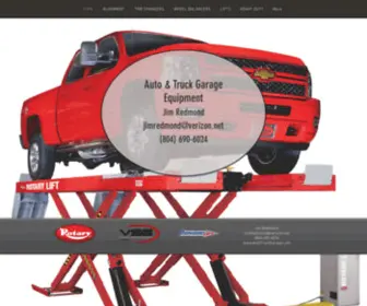 Autotruckgarage.com(Auto & Truck Garage Equipment) Screenshot