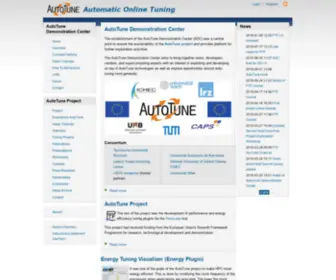 Autotune-Project.eu(Automatic Online Tuning) Screenshot