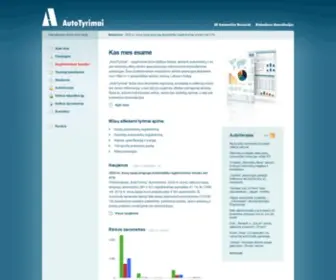 Autotyrimai.lt(Rinkos tyrimai) Screenshot
