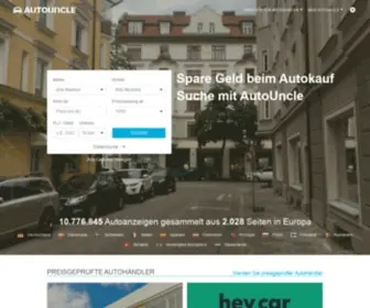 Autouncle.de(Geld sparen beim Autokauf seit 2010) Screenshot