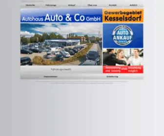 Autoundco.de(Autohaus Auto & Co) Screenshot