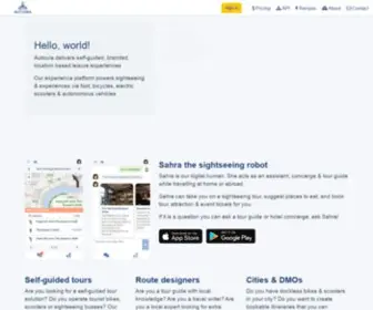 Autoura.com(Digital experience platform for real world experiences) Screenshot