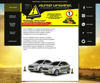 Autourbano.com.ar(TEST DRIVE SCHOOL) Screenshot