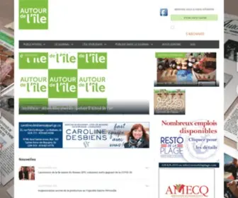 Autourdelile.com(Autour de l'île) Screenshot