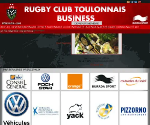 Autourdurct.net(Le Guide Interactif des Partenaires du Rugby Club Toulonnais) Screenshot