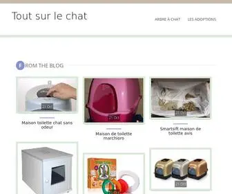 Autoursduchat.fr(Tout sur le chat) Screenshot