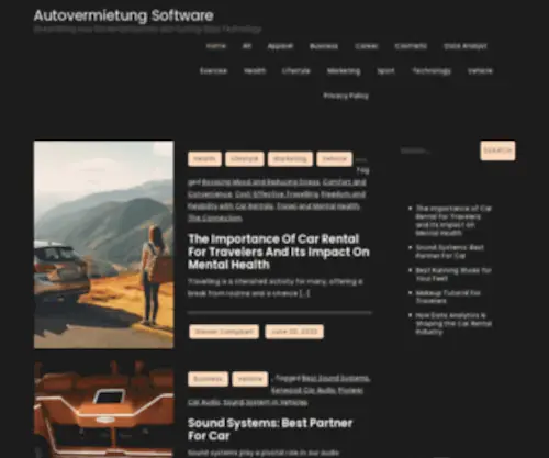Autovermietung-Software.com(Autovermietung Software) Screenshot