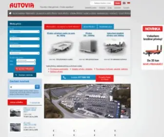 Autovia.cz(Prodej a výroba přívěsů) Screenshot
