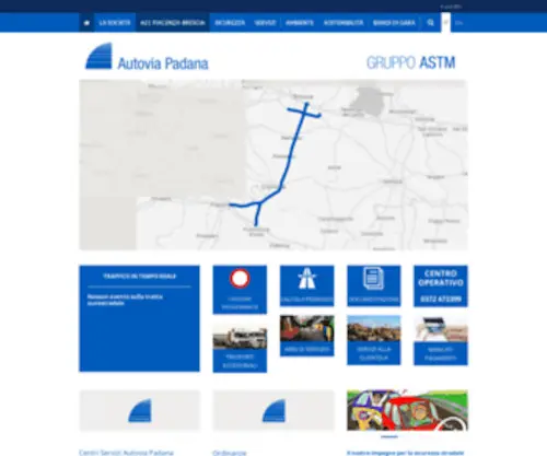 Autoviapadana.it(Autovia Padana) Screenshot