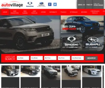 Autovillage.uk.com(New And Used SsangYong Vehicles At Autovillage In Cheltenham & Gotherington Gloucestershire) Screenshot