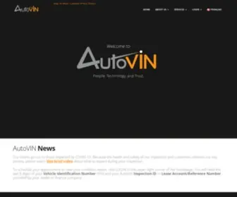 Autovin.com(AutoVIN is the industry) Screenshot
