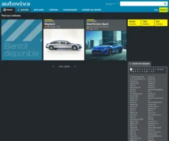 Autoviva.fr(Actualités auto) Screenshot