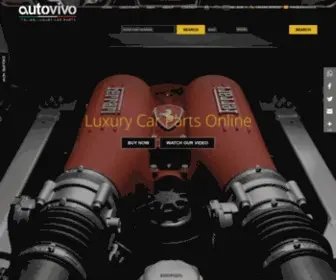 Autovivo.it(Buy New and used genuine parts directly from Italy. Ferrari) Screenshot