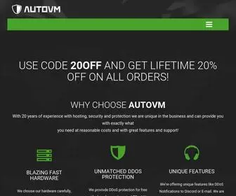 Autovm.com(DDoS Protected Hosting) Screenshot