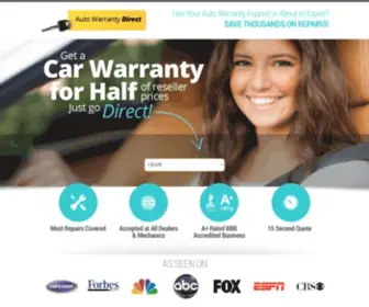 Autowarranty-Direct.com(Auto Warranty Direct) Screenshot