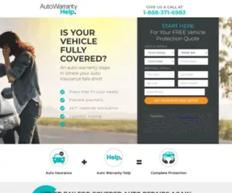 Autowarrantyhelp.com(Auto Warranty Quote) Screenshot