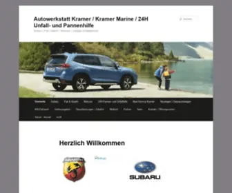 Autowerkstattkramer.ch(Garage Schwaderloch) Screenshot