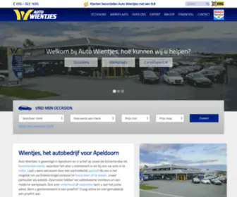 Autowientjes.com(Auto Wientjes het autobedrijf voor Apeldoorn) Screenshot