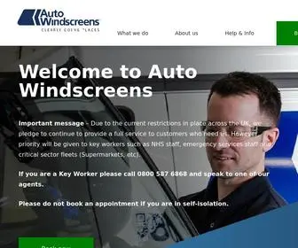 Autowindscreens.co.uk(Auto Windscreens) Screenshot