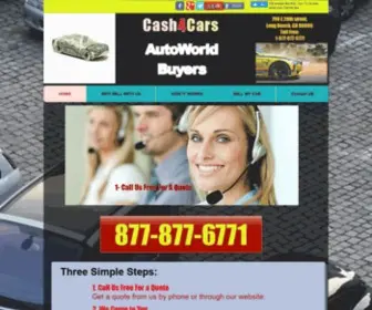 AutoWorldbuyers.com(Cash for Cars) Screenshot