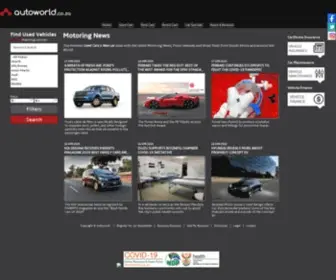 Autoworld.co.za Screenshot