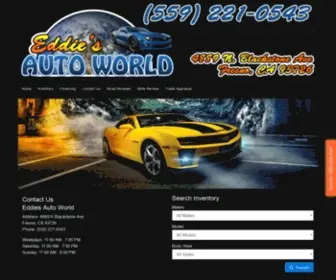 AutoWorldfresno.com(Eddies Auto World Fresno CA) Screenshot