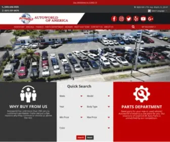 Autoworldofamerica.com Screenshot