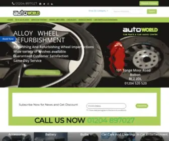 AutoWorldonline.co.uk(Car Parts & Car Accessories Centre Bolton) Screenshot