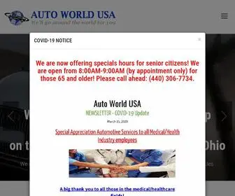 AutoWorldusainc.com(Auto World USA) Screenshot
