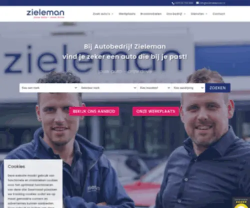 Autozieleman.nl(BOVAG Erkend) Screenshot