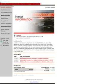 Autozoneinc.com(Autozoneinc) Screenshot