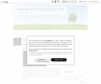 Autreegliseorp1501.be(UNION AUTRE EGLISE/ORP) Screenshot