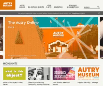 Autry-Museum.org(The Autry) Screenshot