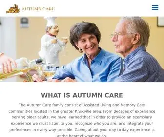 Autumncareassistedliving.com(Autumn Care) Screenshot