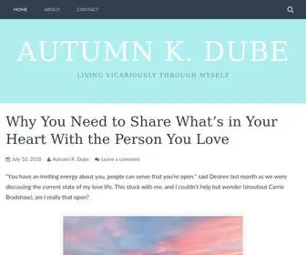 Autumndube.com(Autumn K) Screenshot