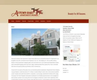 Autumnoaksapt.com(Autumn Oaks Apartments) Screenshot