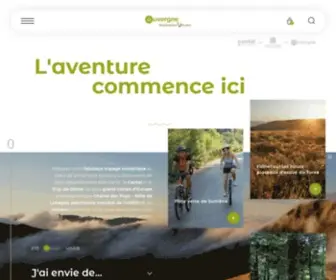 Auvergne-Destination-Volcans.com(Retrouvez toutes les infos dont vous avez besoin pour préparer votre séjour en Auvergne) Screenshot