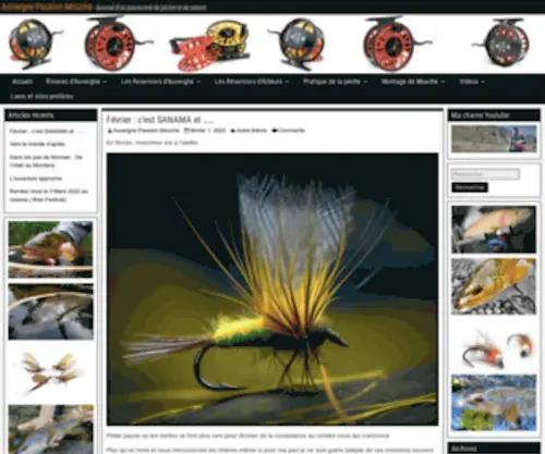 Auvergnepassionmouche.fr(Auvergne Passion Mouche) Screenshot