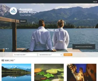 Auvergnerhonealpes-Tourisme.com(Auvergne-Rhône-Alpes Tourisme) Screenshot