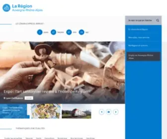 Auvergnerhonealpes.eu(L'actualité et les services de la Région Auvergne) Screenshot