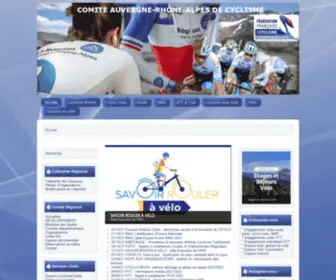Auvergnerhonealpescyclisme.com(FFC) Screenshot
